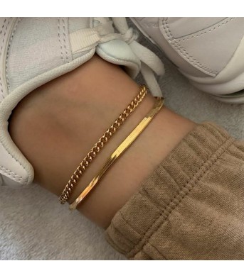 Simple personality anklet women
