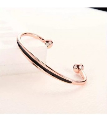 Simple And Elegant Adjustable Bronze-toned Bracelet