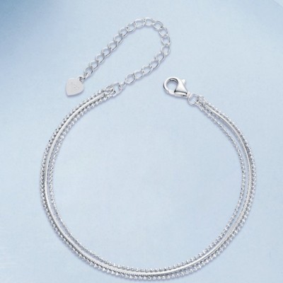 Silver Ziyun Original Asterism Love Diy Basic Snake Bone Bracelet Personalized Fashionable All-match S925 Sterling Silver Bracelet