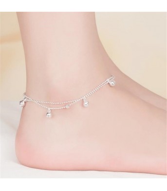 Silver Plated Bell Anklet Design Girlfriend Anklet